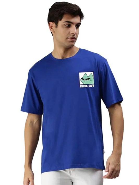 Royal Blue Half Sleeve T-Shirt