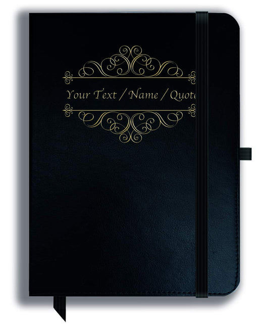 Personalized LEATHER Cover Notebook
