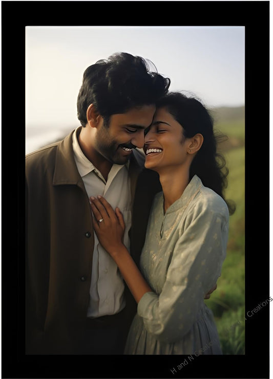 H and N Creations - Customized Photo Frame With Photo Upload