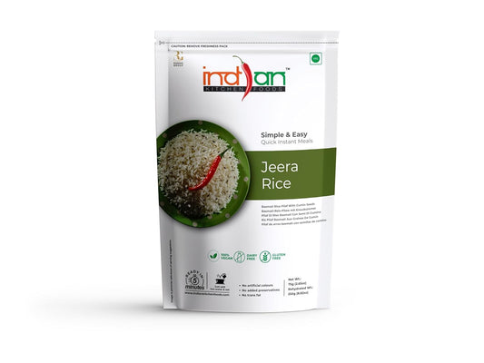 Indian Kitchen Foods Instant Jeera Rice Ready to Eat Foods, Freeze Dried Ready to Cook Meals, Instant Food, Indian Food Products