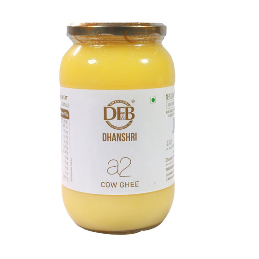 A2 Cow Ghee Traditional Bilona Method - 1 Ltr | Cultured | Immunity Booster | Grassfed Natural, Fresh & Pure I Lactose and gluten free