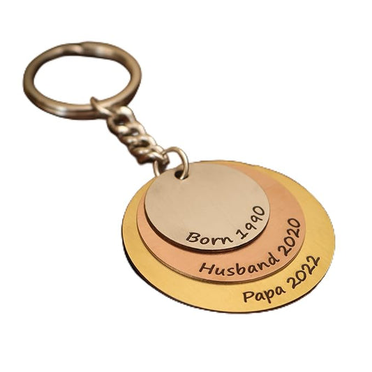 Stainless Steel Personalized Keychain