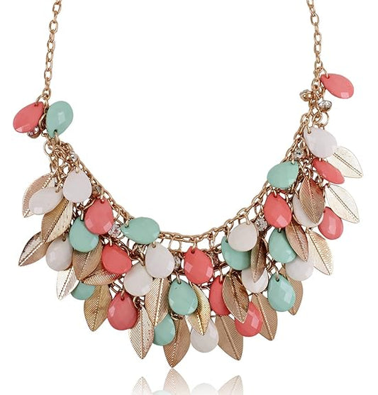 Multicolor Metal Choker Necklace