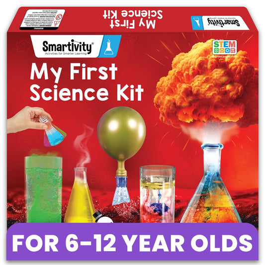 Smartivity My First Science Kit | Starter Science Experiment Kit for Kids 6 to 12 Years Old | Birthday Gifts for Boys & Girls | STEM Educational Toy for Kids 6,7,8,9,10,11,12 Years Old