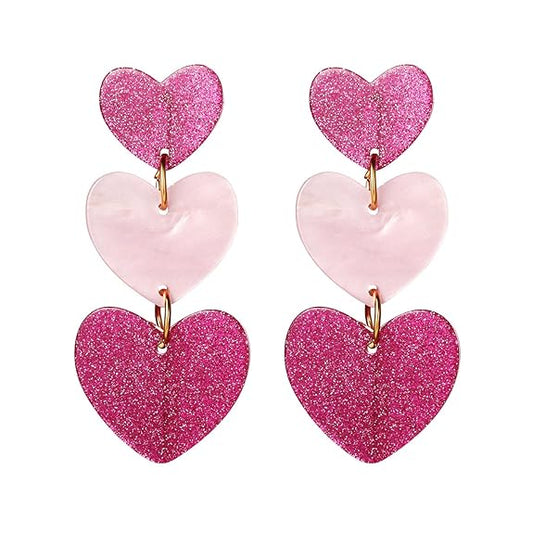 Heart shaped earrings