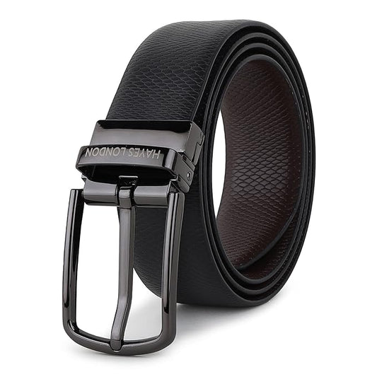 Italian Leather Reversible Belt for Men