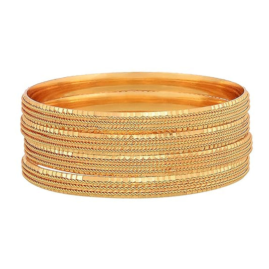 Gold Plated Bangles for Women's & Girl's