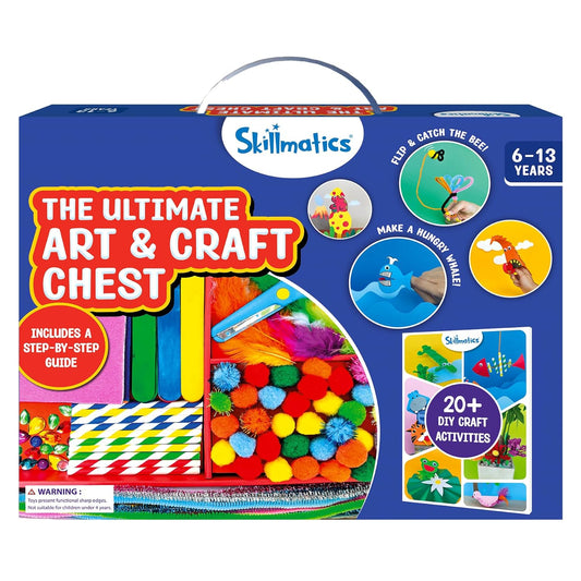 Skillmatics Ultimate Art & Craft Activity Kit, 2000+ Pieces, Art & Craft Supplies, Diy Creative Activity, Step-By-Step Guide