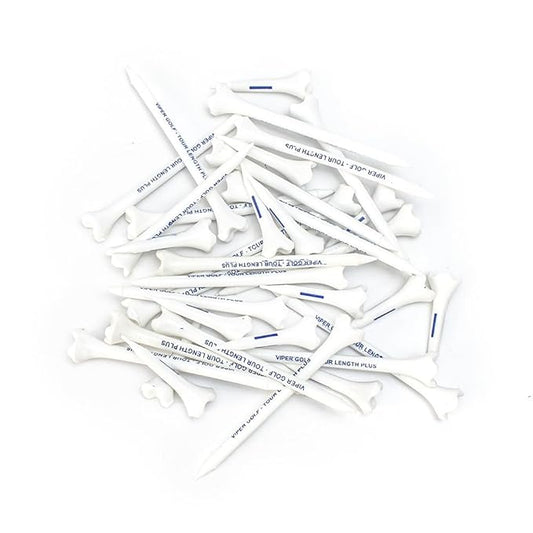 VIPERGOLF Tour Length Plus Plastic Golf Tees
