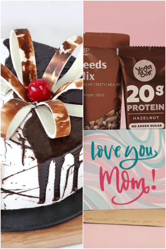Delicious Cake and Healthy Hamper Bundle