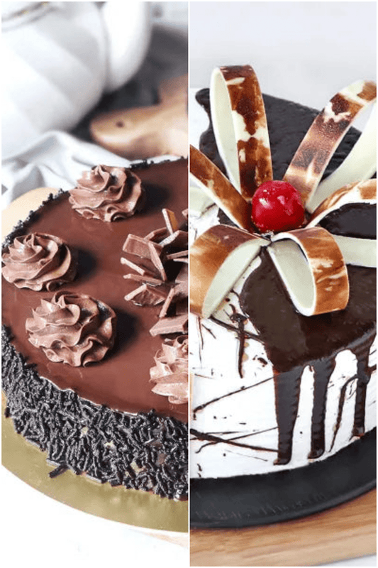 Delightful Truffle and Designer Chocolate Vanilla Cake Bundle