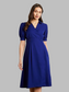 Fit & Flare Wrap Dress