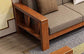 MSD WOOD ART Solid Sheesham Wood 6 Seater Sofa Set for Living Room Wooden Sofa Set