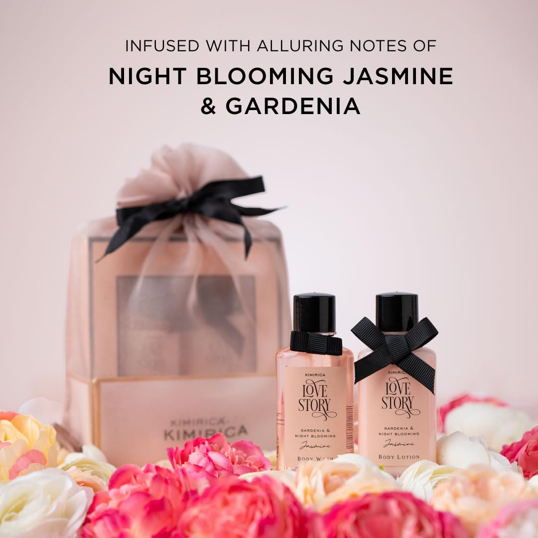 Kimirica "Nothing But Love Duo" Potli gift set | Fragnance of Gardenia and Night Blooming Jasmine