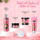 Bryan & Candy Delicate Rose Tub Kit Gift Set For Women, Luxurious Spa Experience at home