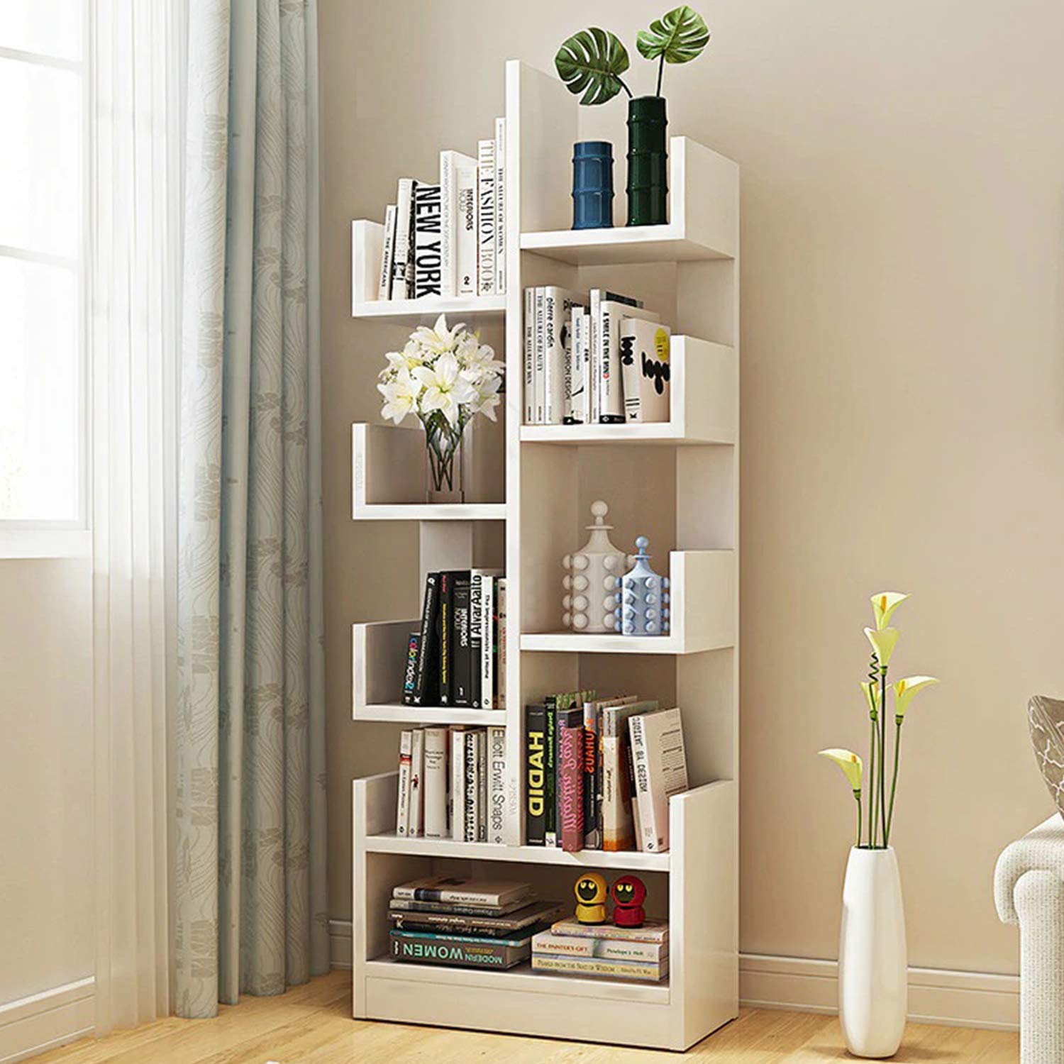 Bookcases and Ottomans