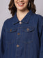 FUNDAY FASHION Women Solid Denim Jacket