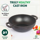 CASTrong Thick Cast Iron 25.4cm Kadai