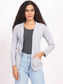 DASPRATION Women Jacket Style Full Sleeve Grey Shrug