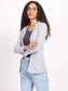 DASPRATION Women Jacket Style Full Sleeve Grey Shrug